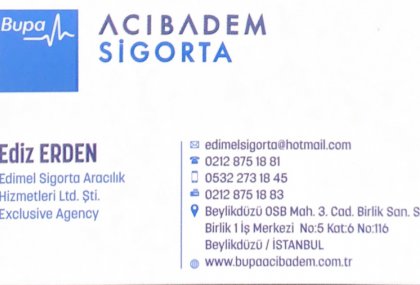 EDİMEL SİGORTA ARACILIK HİZMETLERİ